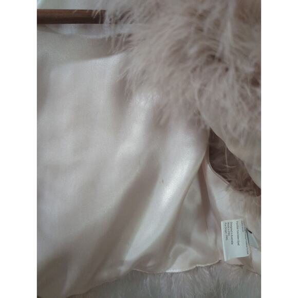 Bubish Blush Berlin Real Feather Bolero Shrug - Picture 6 of 7